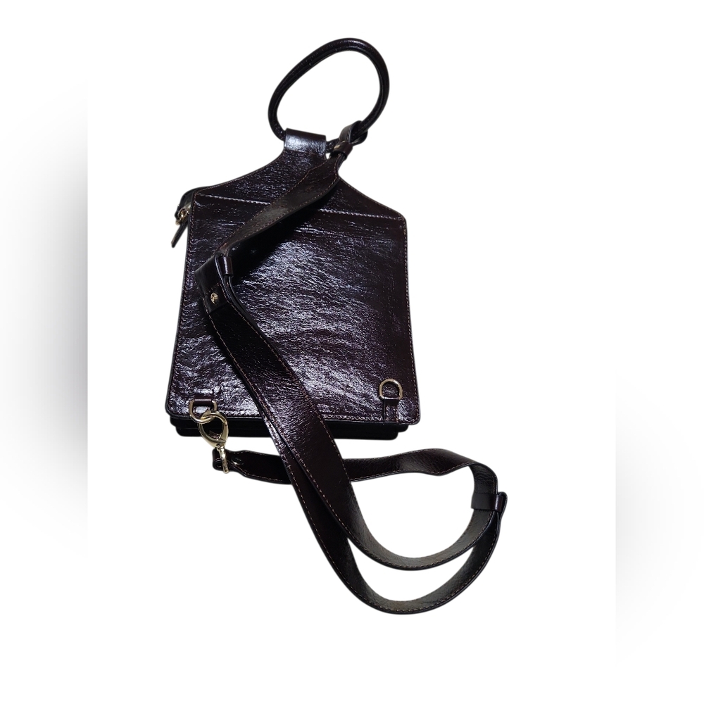 Ron White Dark Brown Women's Leather Backpack